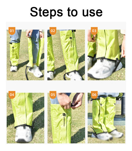 Polainas Para Caminar Y Andar En Bicicleta