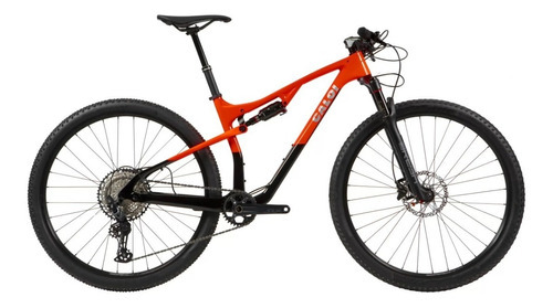 Bicicleta Carbon Elite Fs Slx 12v Canote Retrátil 2021 Caloi Cor Vermelho Tamanho do quadro P