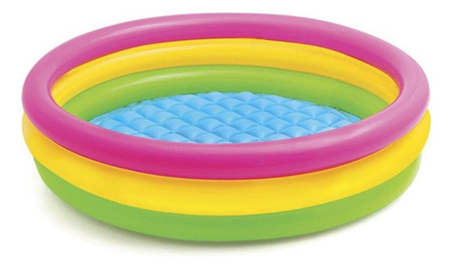 Piscina Inflable Arco Iris Para Niños Pequeños Con Bomba