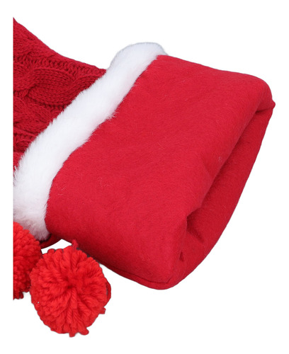 Calcetín De Punto Navideño De Gran Capacidad Y Multifunciona