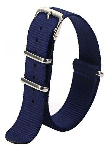 Poolsy pulseira nato zulu nylon militar cor azul escuro 20mm