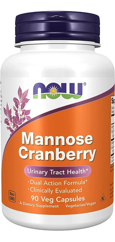 Mannose Cranberry 90caps, Now,