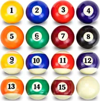 Comprar Juego Bolas De Pool Y Bola Blanca Tacadora Para Pool Billar
