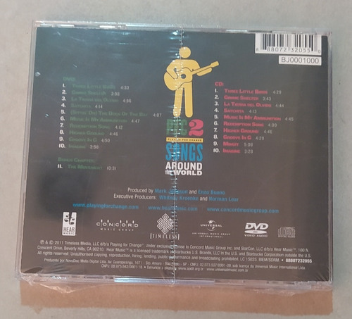 Cd+dvd Playing For Chance - Pfc2 Songs Around The World