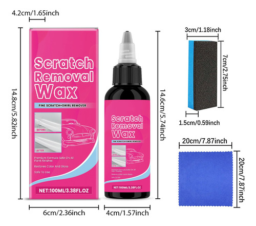 Cera Descontaminante Y Descontaminante Para Pintura, 100 Ml