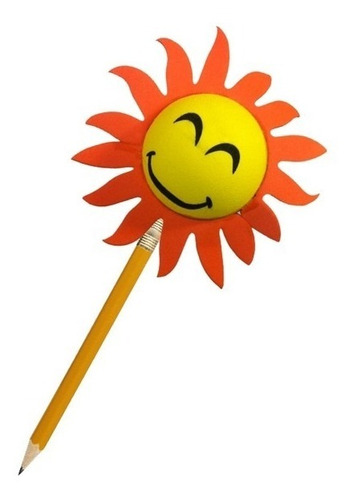 Imagem 3 de 3 de Bola Bolinha Topper Enfeite Para Antena De Carro Sol Feliz
