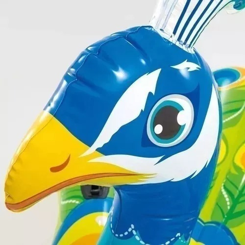 Salvavidas Inflable En Forma De Pavoreal Para Alberca