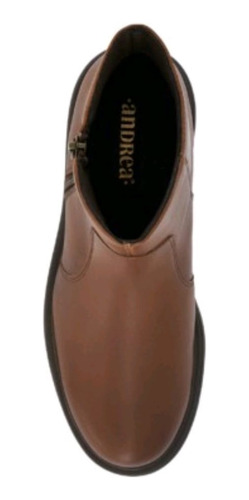 Zapato Dama Altura 4.5cm Sintetico Cafe 327-3845 Andrea
