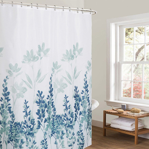 Cortina De Ducha De Tela Para Baño, Poliéster St.