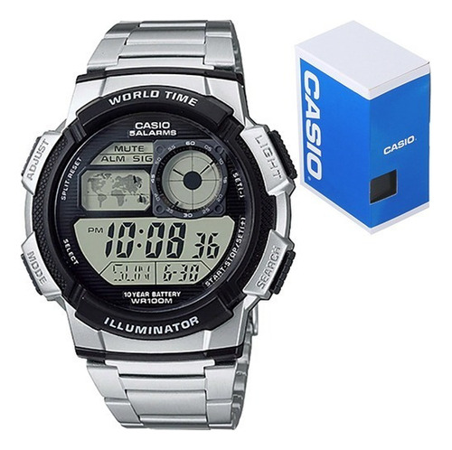 Reloj De Pulsera Casio Series Ae-1000 Wd Silver Inmortal