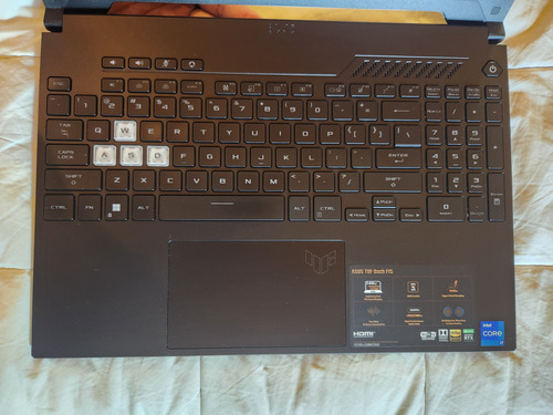 Laptop Asus Tuf Dash F15 Geforce Rtx 3060 Core I7 16gb 1.5tb (Usado)