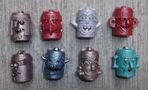 Comprar Vintage Lote De Figuras De Cereal Kellog's Tribe Totem Poles