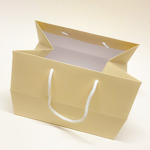 Imagen 6 de 7 de Caja Bolsa Premium Rígida C/cordón 18x25x18cm (x50u) 215