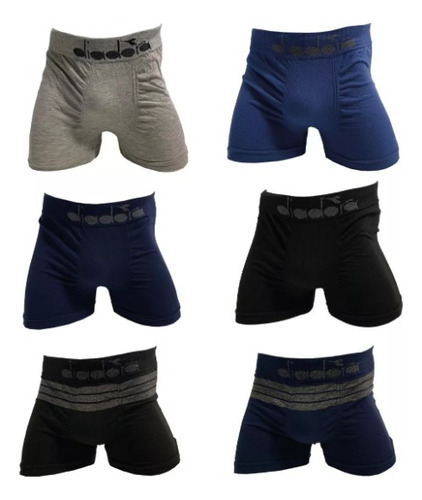 Boxer Diadora Pack X6 Calzoncillos Hombre Surtidos