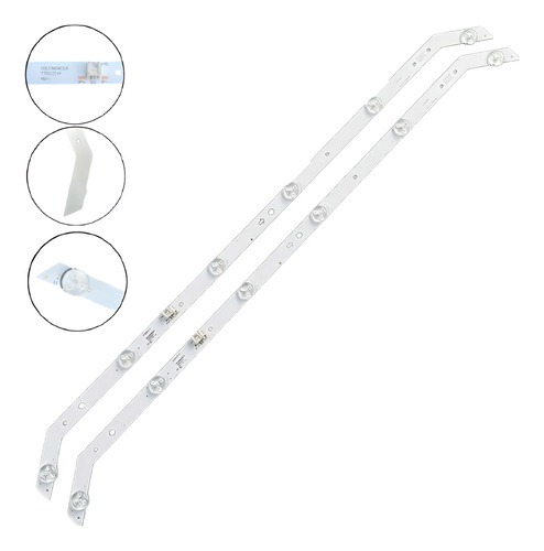 Kit 2 Barras Led L32s3900s L32s3900 32l1700 Novo C/ Nf
