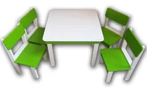 Comprar Pizarra \u002Fpizarrón, Mesa Infantil Didáctica + 4 Sillas 