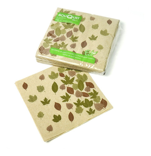 Imagen 2 de 5 de Servilletas Papel Eco 1 Pl Diseños Fantasía Surtido 24 Paq