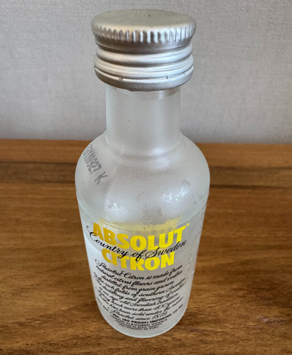 Mini Botellitas Coleccionables Vodka Absolut Set X 5 - 50 Ml (Usado)