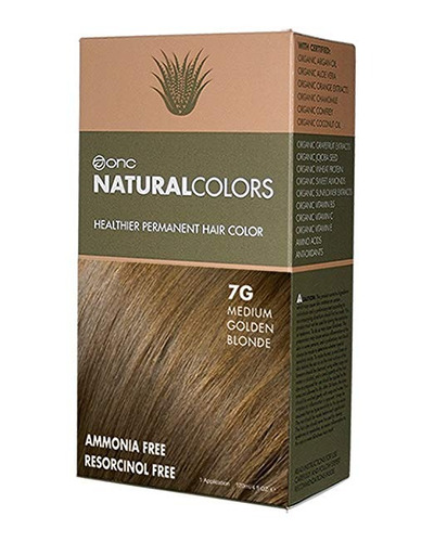 Onc Naturalcolors 7g Medium Golden Blonde Saludable Permanen