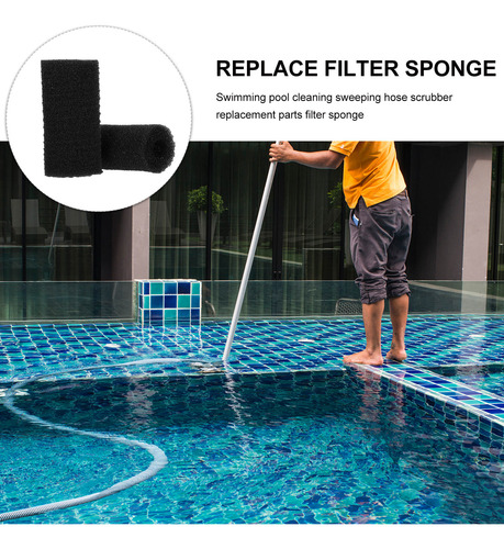 Práctico Limpiador De Piscinas Con Filtro De Esponja Para Pi
