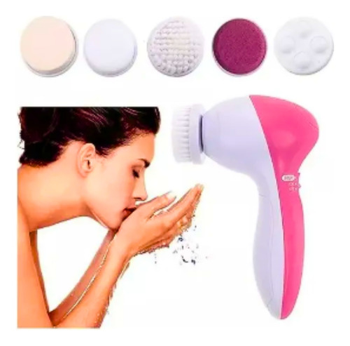 Cepillo Facial Limpieza Profunda 5 En1 Masajeador Exfoliante Mixto