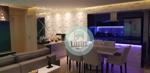 Imagem 4 de 24 de Apartamento Com 3 Dormitórios À Venda, 105 M² Por R$ 1.220.000 - Paseo Diadema Residencial Club- Centro - Diadema/sp - Ap1840