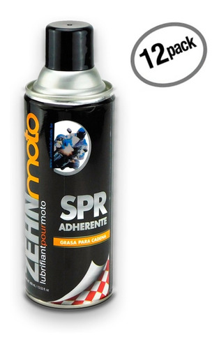 Grasa Lubricante Cadena Moto Zehn Blanca Spr Adherente 12pcs