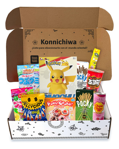 Toyo Box Kawai Caja Sorpresa Con Productos Asiáticos