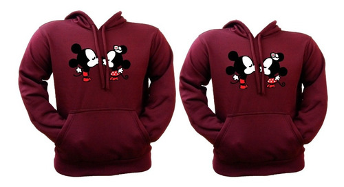 Hoodie Sweater Suéter Minni Y Micky Para Parejas