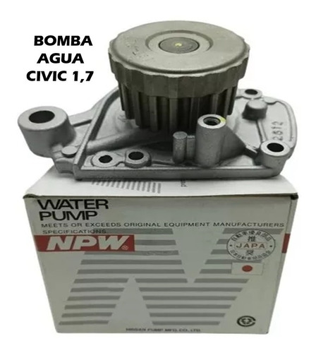Bomba Agua Honda Civic 1.7 2000 2001 2002 2003 2004 2005 7ma
