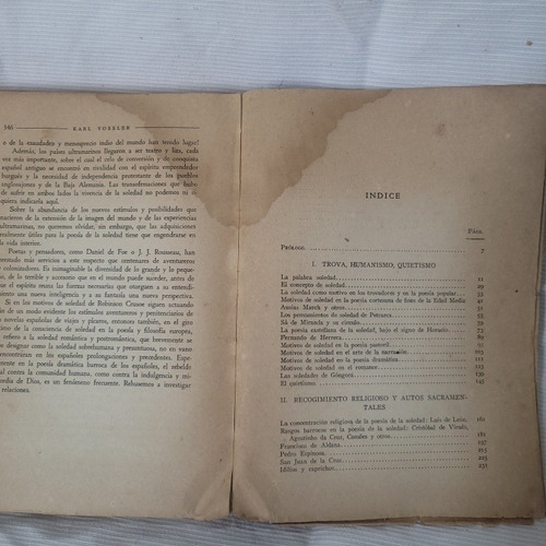 Imagen 7 de 9 de La Soledad En La Poesia Española Karl Vosslar 1941