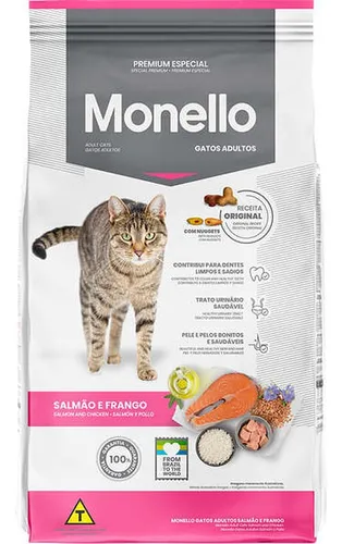 Monello Cat Salmón Pollo 1kg