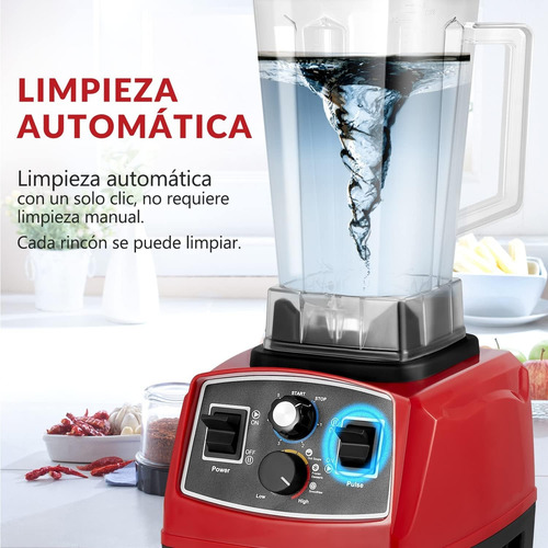 Gmk Licuadora Profesional Uso Rudo 1800w 2l 6 Cuchillas