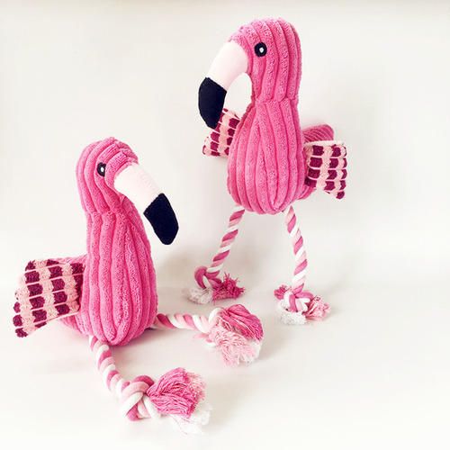 Peluche Chirriante Para Perros, Con Forma De Flamenco, Mordi
