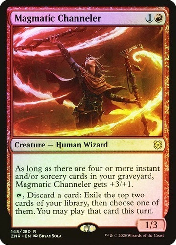 Magic Magmatic Channeler Zendikar Rising (foil)