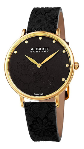 Reloj Mujer August S As8242 Cuarzo Pulso Negro (f Just Watch