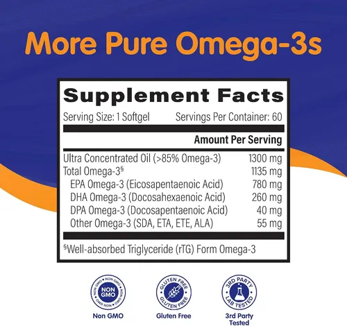 Suplemento Aceite Pescado Omegavia Ultra Concentrated Omega