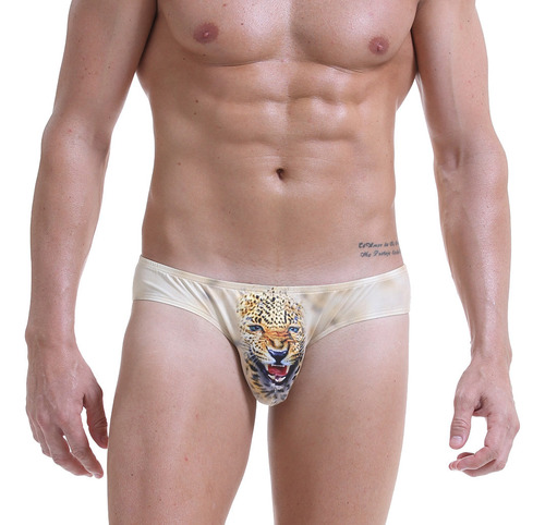 Calzoncillos Con Estampado Suave Y Transpirable Para Hombre