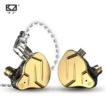 Comprar Fone De Ouvido Kz Zsn Pro X Sem Microfone - Golden Cor Dourado