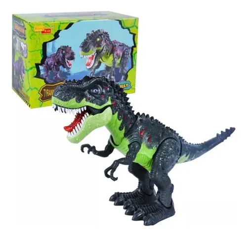 Dinosaurio T-rex 59cm Luz Sonido Y Movimiento