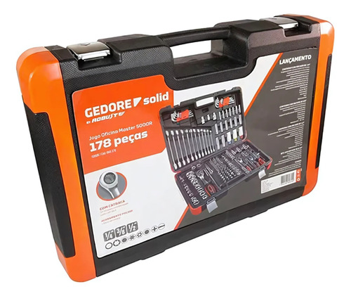 Chave Soquete Jogo Ferramentas Oficina 178pc Gedore Solid