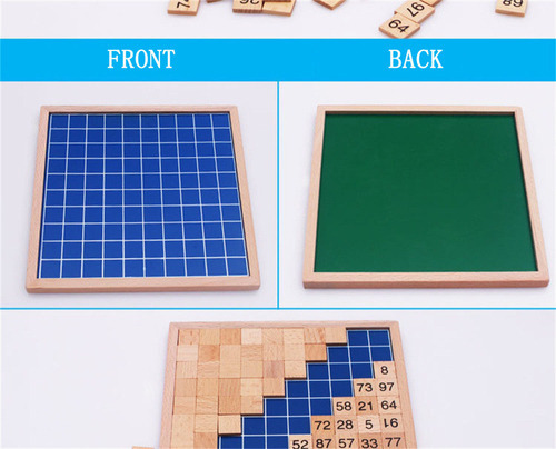 Ipawty Puzzle Toys M Kids, 100 Fichas De Madera, Números