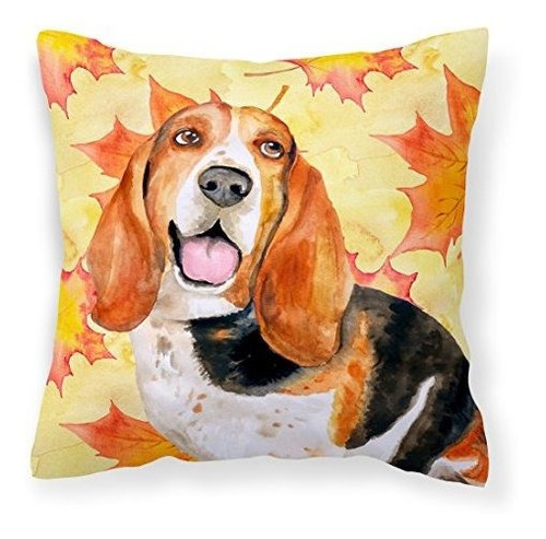 Tesoros De Caroline Bb9965pw1818 Basset Hound Otoño Al Aire