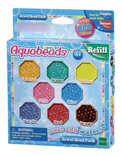 Juego Aquabeads Set 800 Cuentas De Color Jewel Bead Infantil