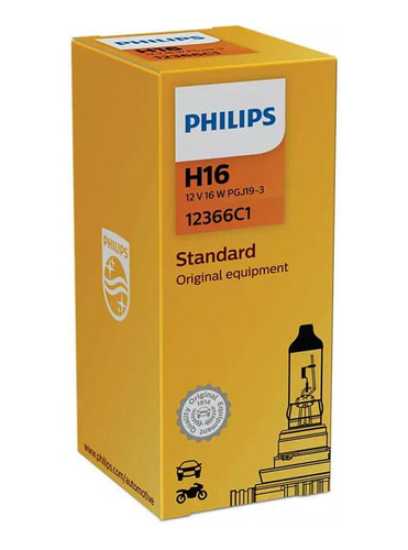 Lâmpada 19w Halógena H16 Standard Philips 3200k 12 V