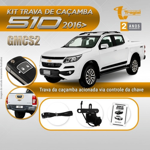 Imagem 2 de 4 de Kit Trava Caçamba Tragial Gmcs2 Gm Chevrolet S10 Acima 2016