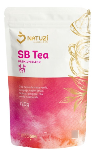 Kit 3 Chás Sb + Emag + Metab Tea Natuzí Premium Blend