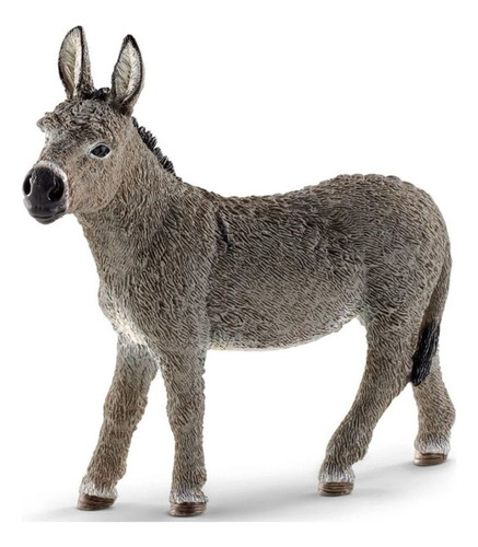 Miniatura Animal Burro  Jumento Burrinho Educativo Brinquedo