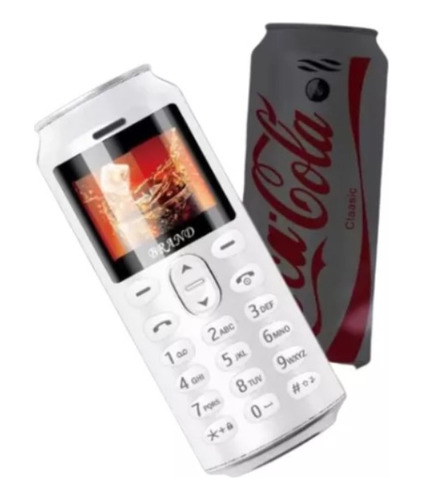 Celular Mini Tipo Lata Refresco Con Bluetooth Dual Sim 8gb