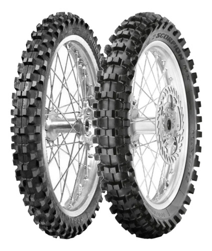 Pneus Trilha 100/100-18 E 80/100-21 Pirelli Crf/tornado/xr